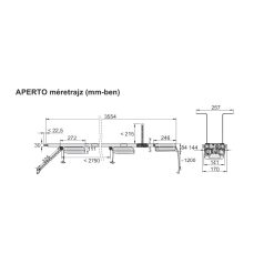   Sommer Aperto A 550L garázskapunyitó szett sínnel távirányítóval