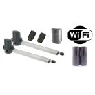 Powertech PW200 kétszárnyú kapunyitó FULL szett + beépített wifis egységgel, fotocellával